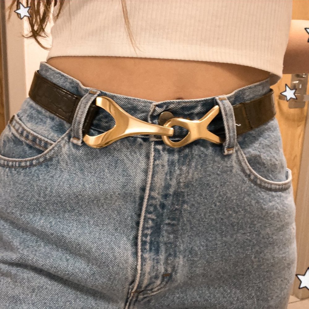 Green Printed Belt